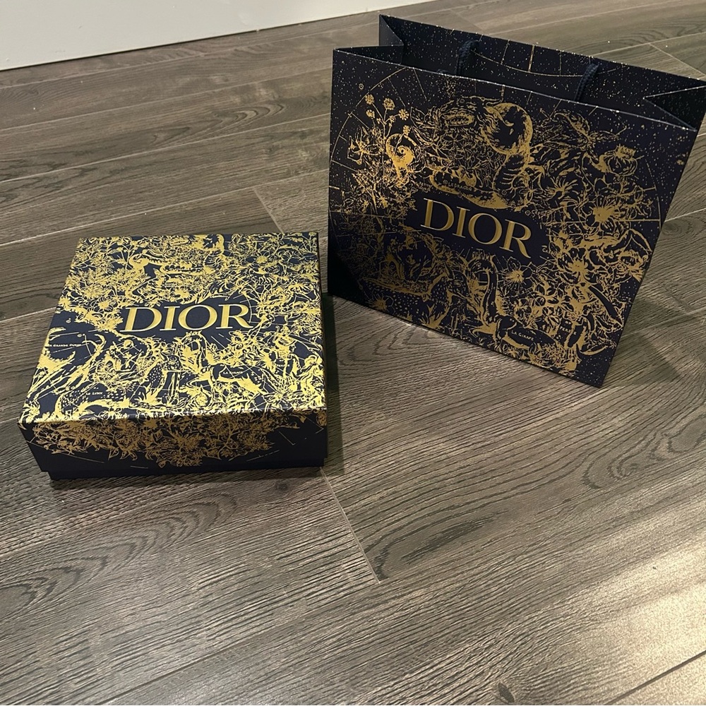 Dior Empty Box and Paper Bag